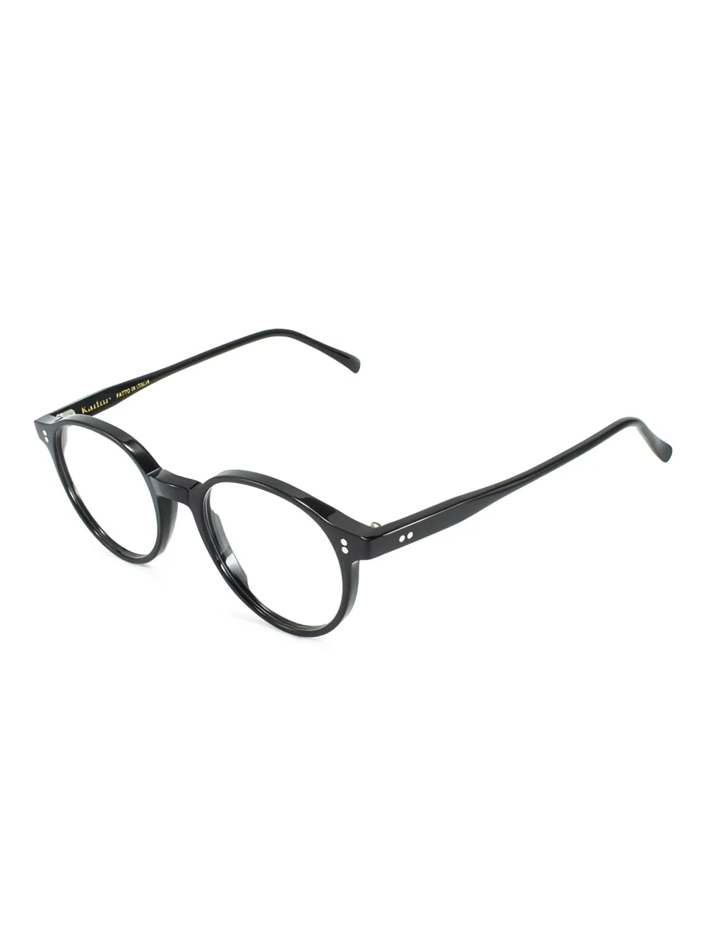 Kador round-frame clear-lens glasses | Men | Image 2