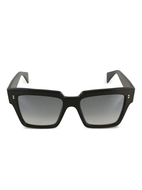 Kador square-frame checkered sunglasses