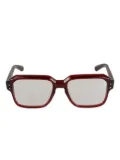 Kador Premium 6 square-frame glasses - Red