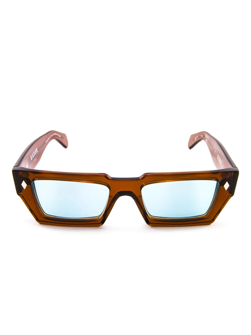 Kador lentes de sol con armazón rectangular y micas oscuras | marrón | Image 1