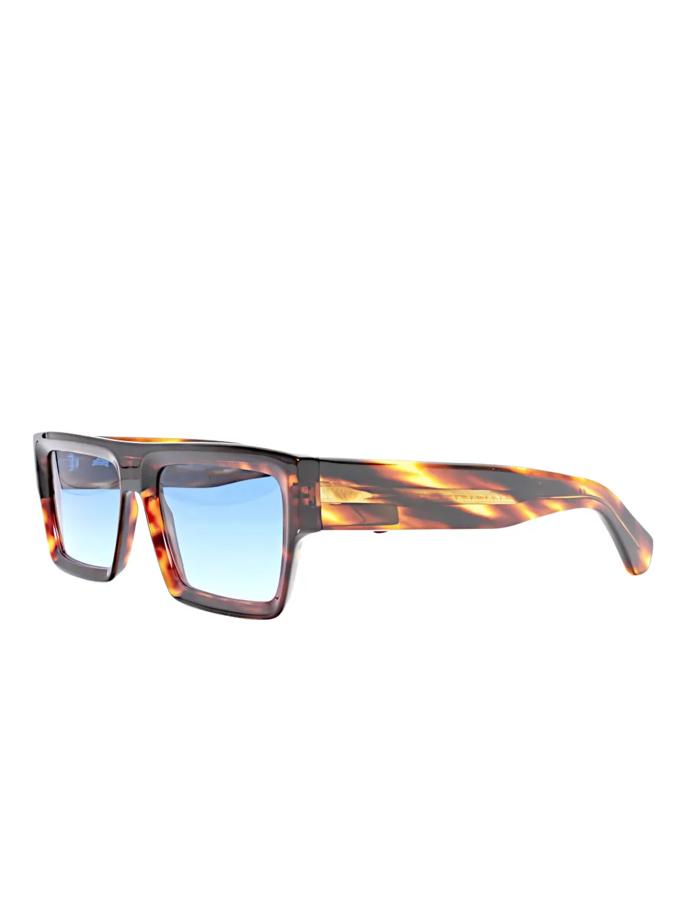 Kador tortoiseshell-effect square-frame sunglasses - Bruin