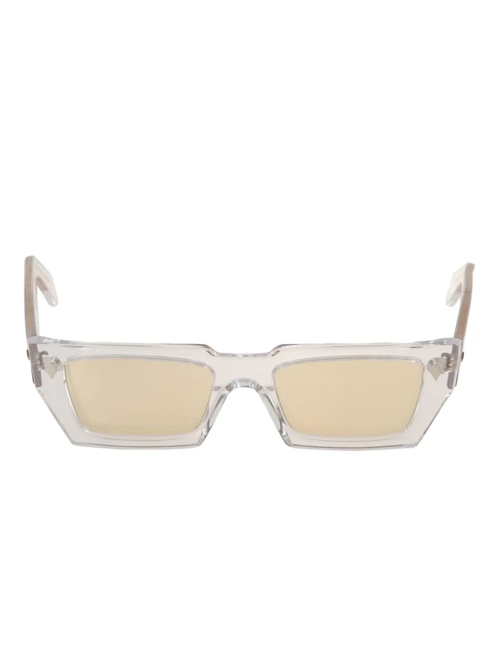 Kador Disko Geometric-frame Sunglasses In White