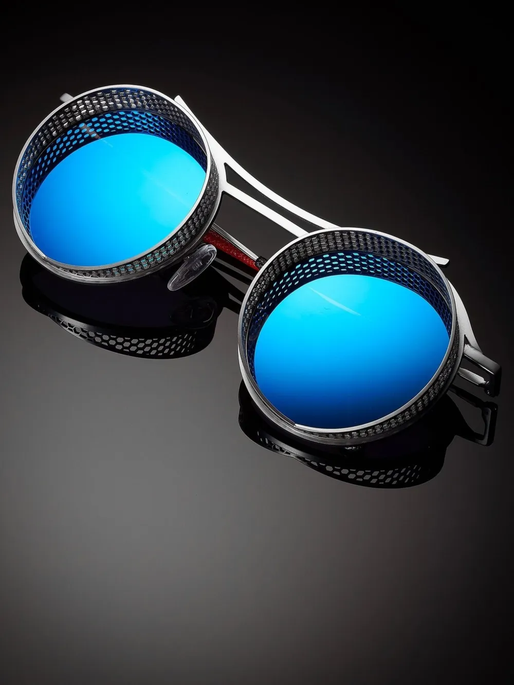 Vysen Eyewear Onix zonnebril met rond montuur Grijs