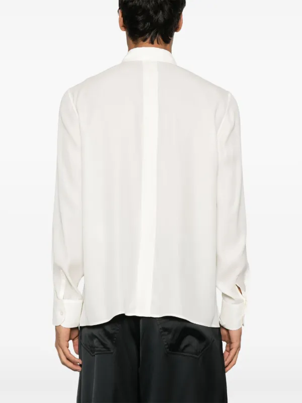 Saint Laurent Silk Shirt | White | FARFETCH