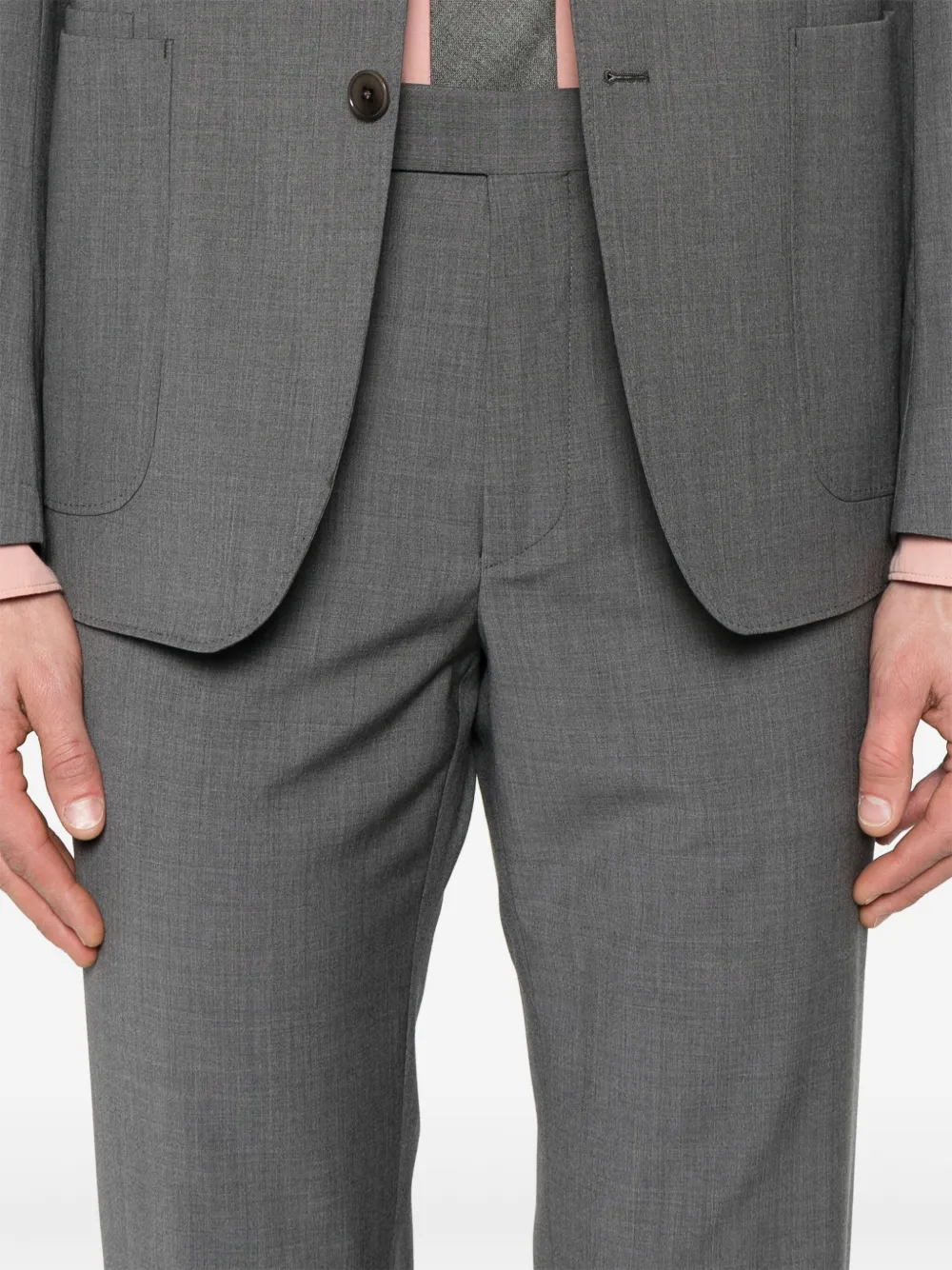 Zegna Wollen pak Grijs