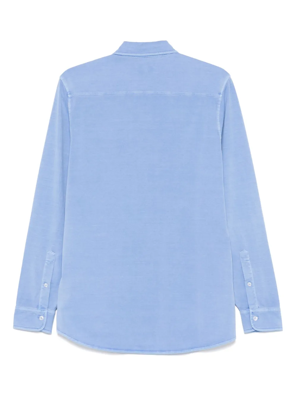 Fay Katoenen jersey overhemd - Blauw