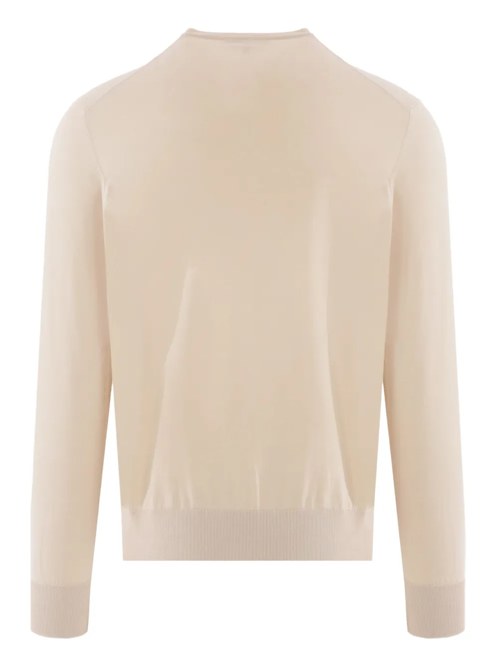 Loro Piana crew-neck cotton sweater - Beige