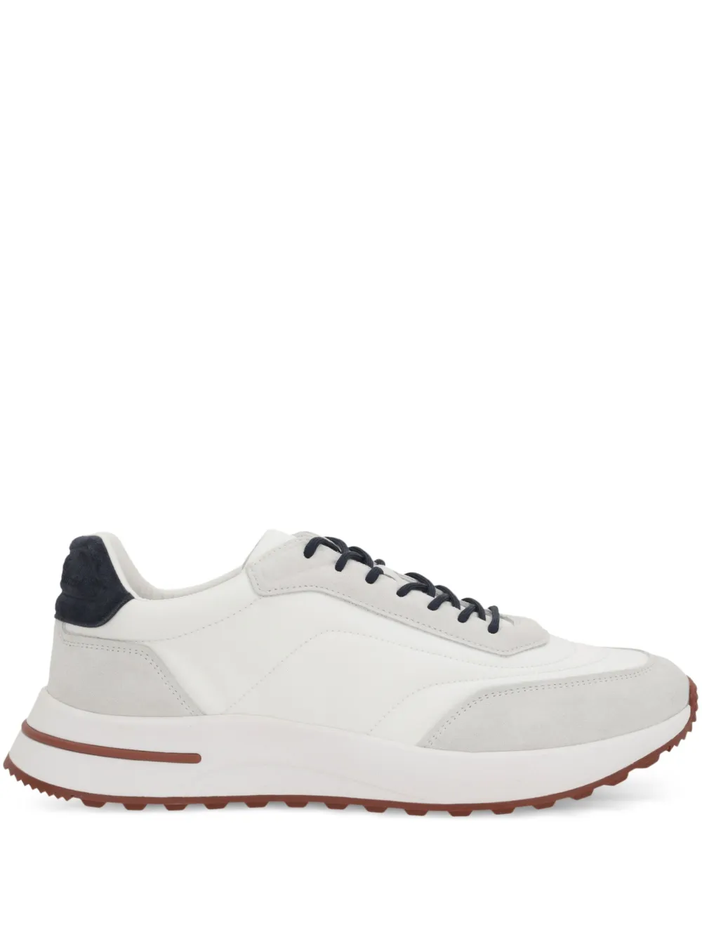 Loro Piana Sneakers in pelle - Bianco