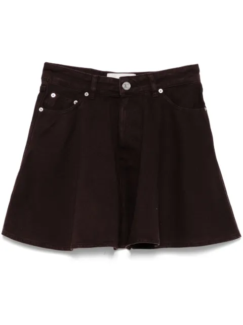 AMI Paris flared mini skirt