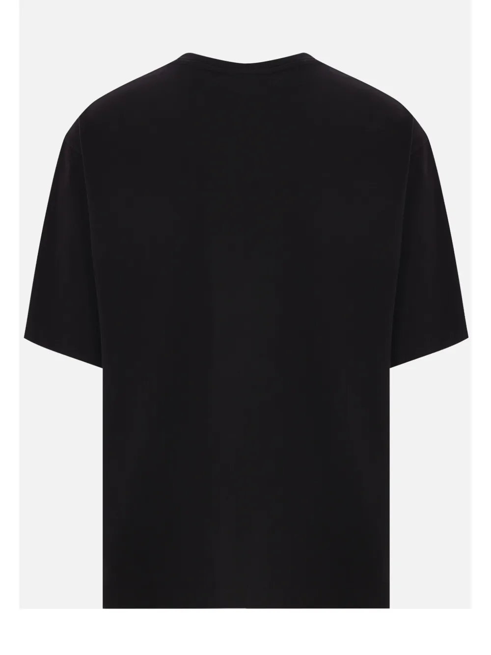 Maison Kitsuné Maison Kitsune Line Handwriting Oversized T-shirt In Black