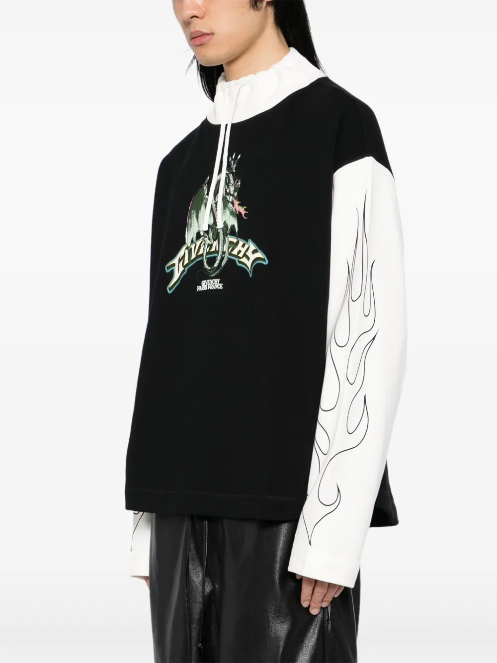Givenchy Sweater met print Zwart