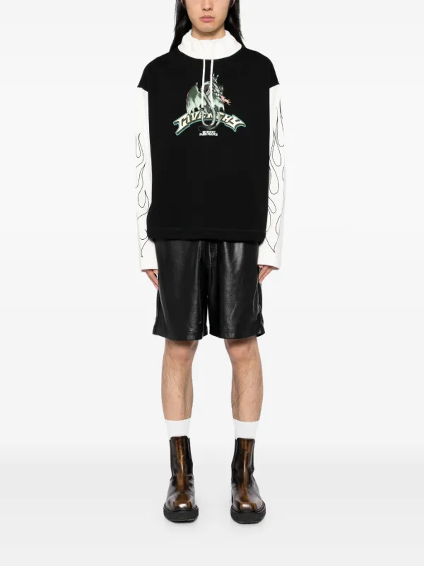 GIVENCHY グラフィック プリント スウェットシャツ ブラック Givenchy グラフィック スウェットシャツ | ブラック | FARFETCH JP