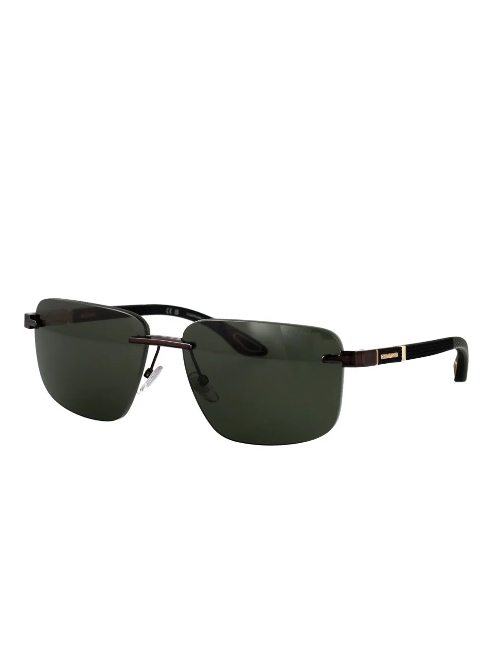 Chopard Eyewear square frame sunglasses - Zwart