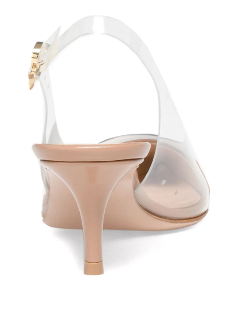 Gianvito Rossi 55 mm Plexi pumps Beige