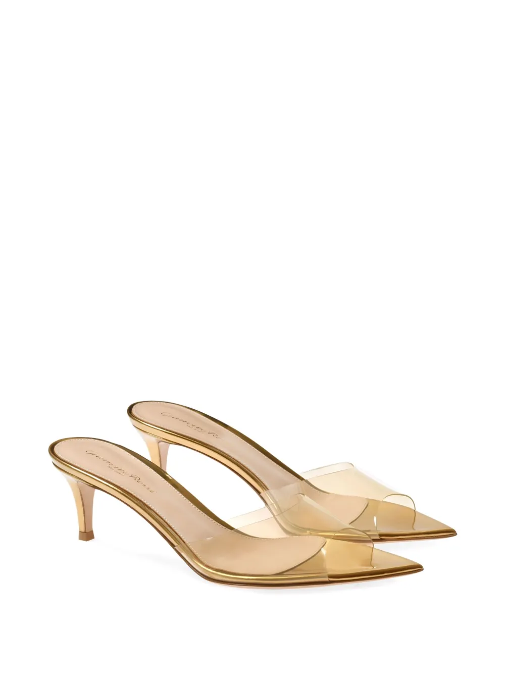 Gianvito Rossi 55mm Elle mules - Beige