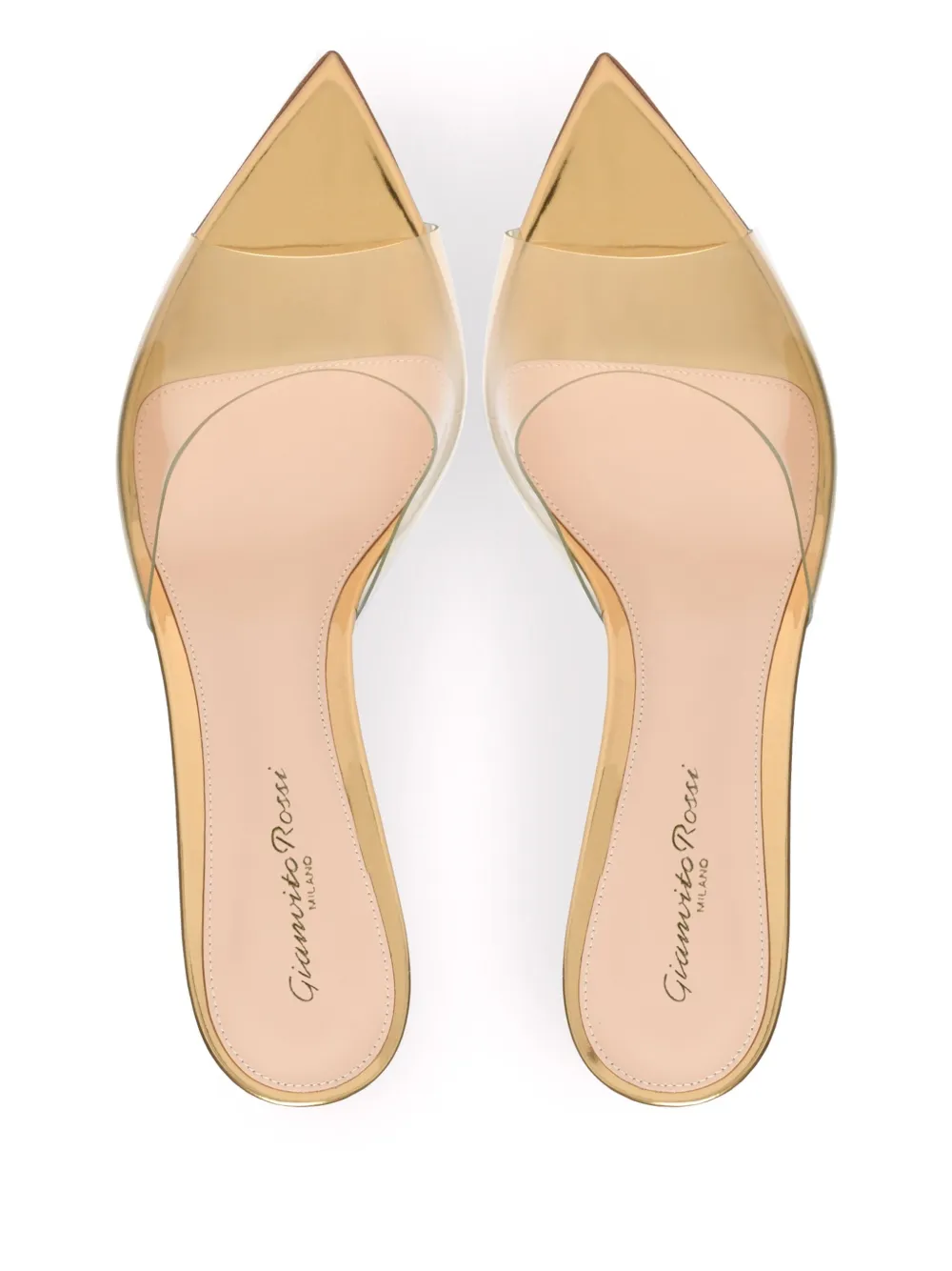 Gianvito Rossi 55mm Elle mules Beige