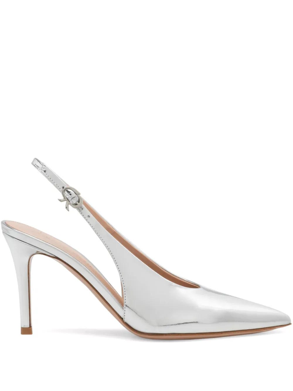 Gianvito Rossi Robbie 85mm pumps Zilver