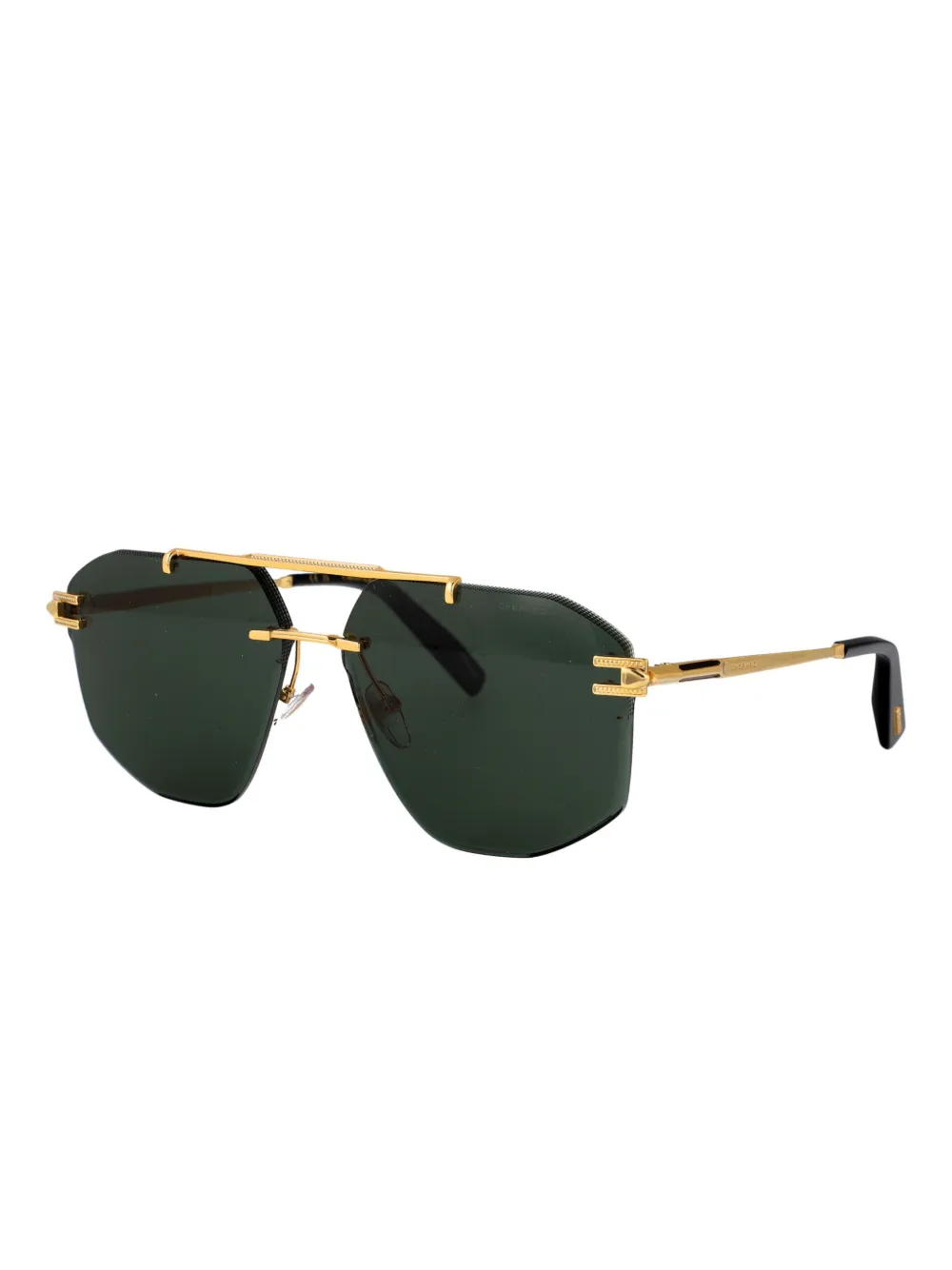 Chopard Eyewear geometric frame sunglasses - Goud