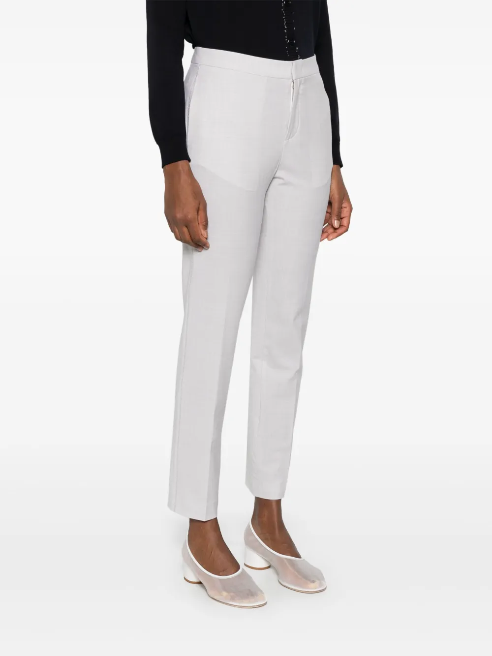 FABIANA FILIPPI CRYSTAL-EMBELLISHED TAILORED TROUSERS