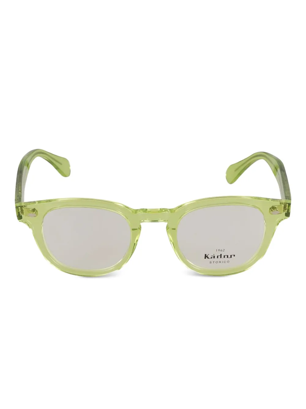 Kador Woody round-frame glasses - Verde
