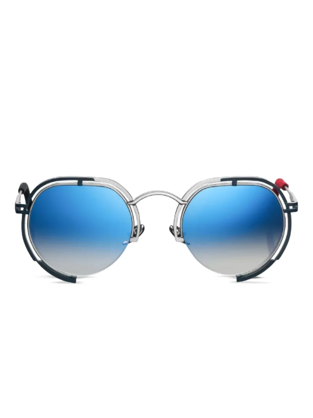 Vysen Eyewear P-2 round-frame sunglasses | Silver | Image 1