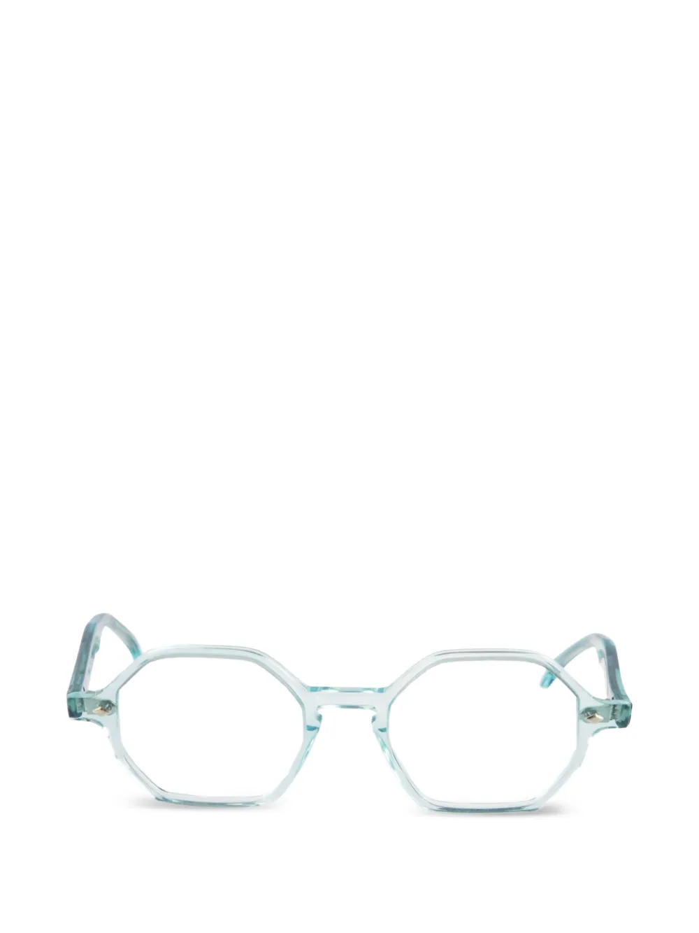 Kador octagon-frame glasses - Blu