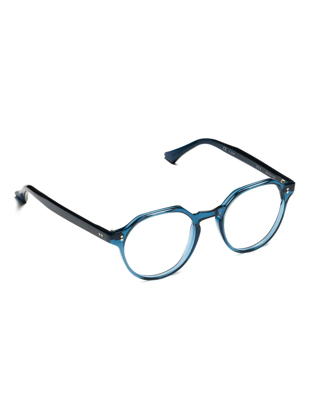 Kador round-frame rivet-detail glasses | Men | Image 2