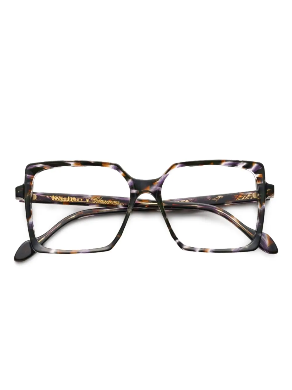 Kador square-frame glasses | Purple | Image 1