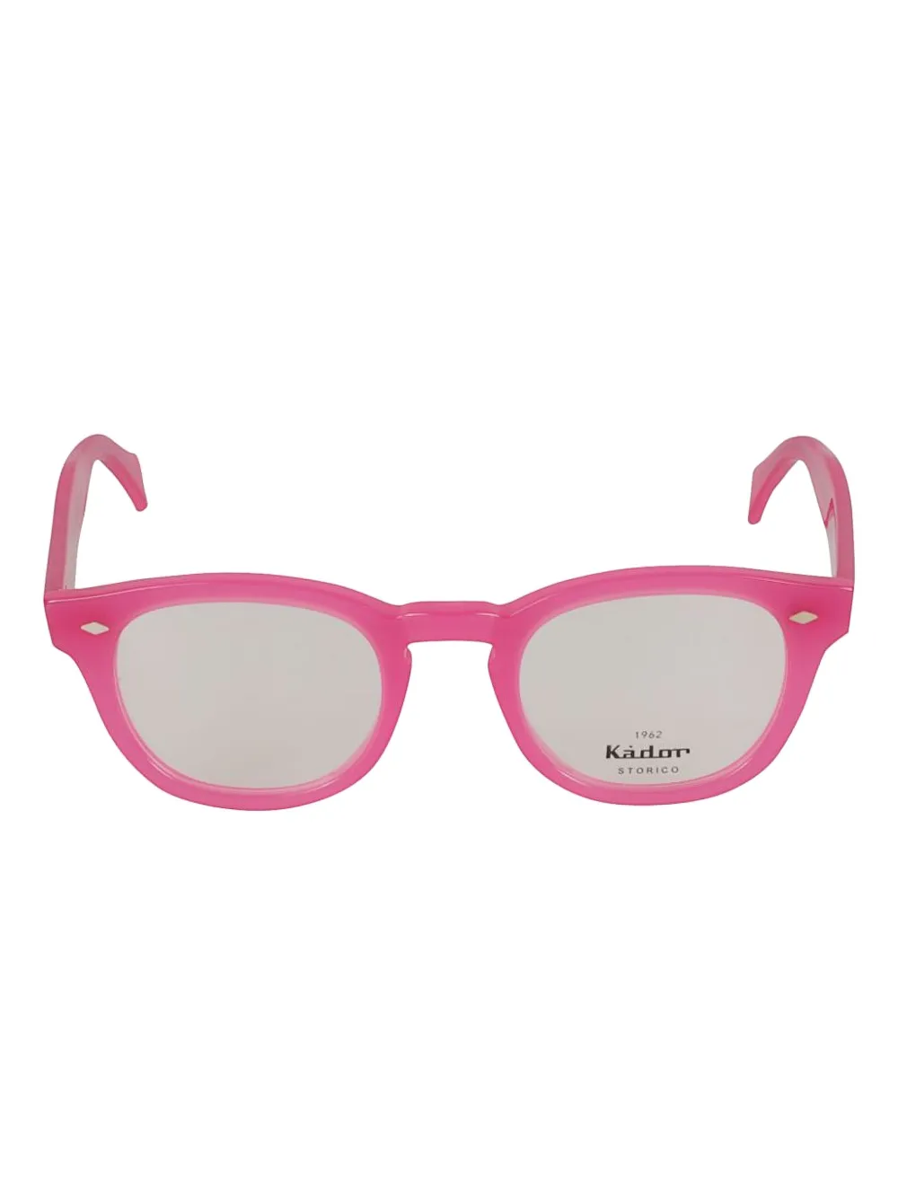 Kador Woody round-frame glasses - Rosa
