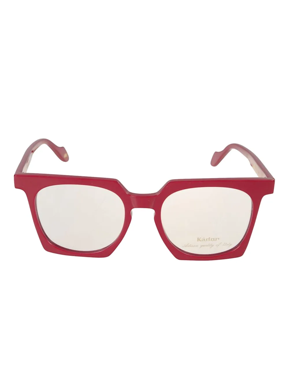 Kador Maya Light Square-frame Glasses In Red