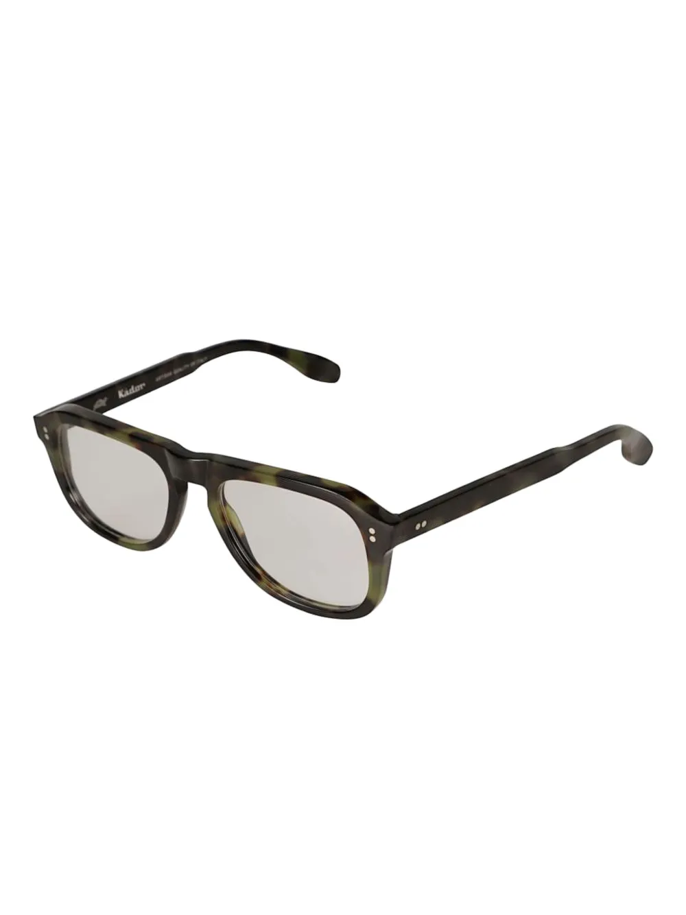 Kador Bravo tortoiseshell pilot-frame glasses | Men | Image 2