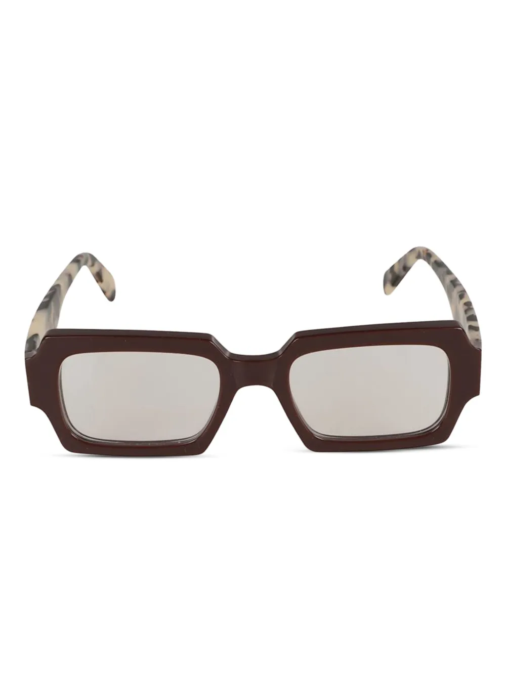Kador lunettes de vue à monture géométrique Evi | marron | Image 1