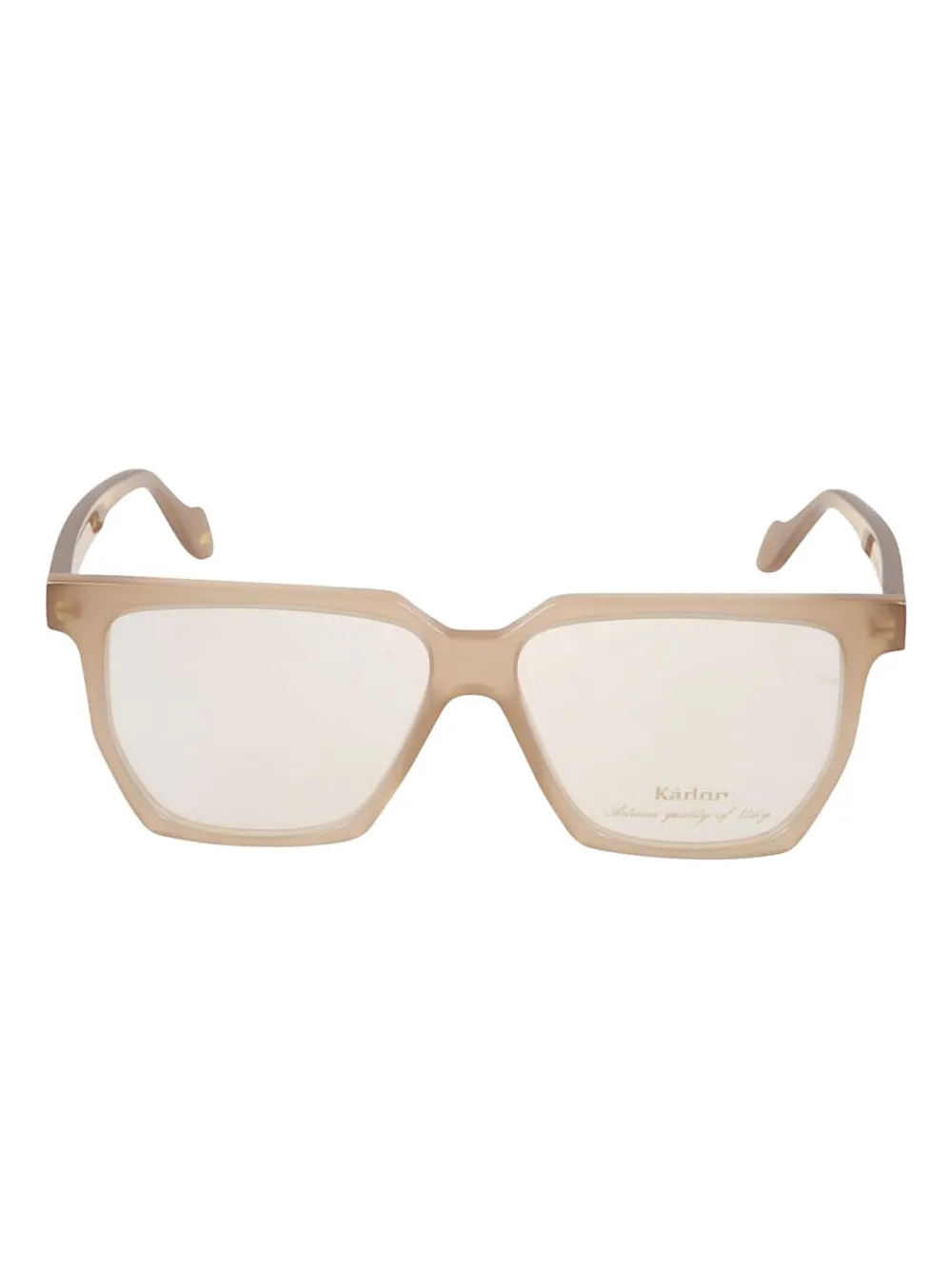 Kador Charlize Geometric-frame Glasses In Neutral
