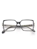 Kador square-frame glasses - Black