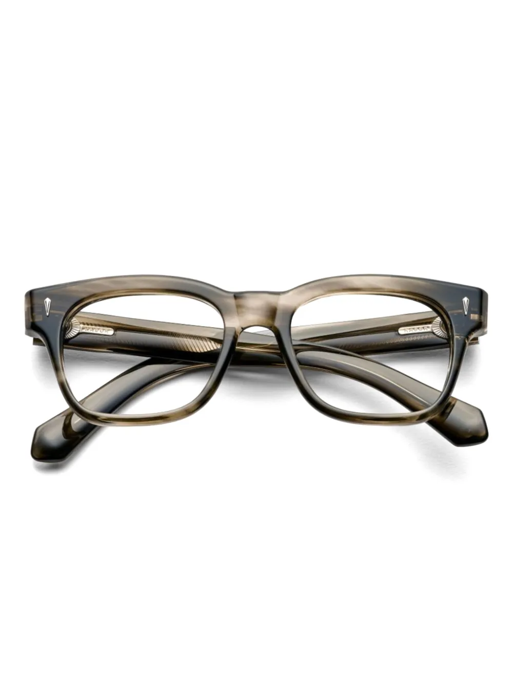 Kador square-frame glasses | Grey | Image 1