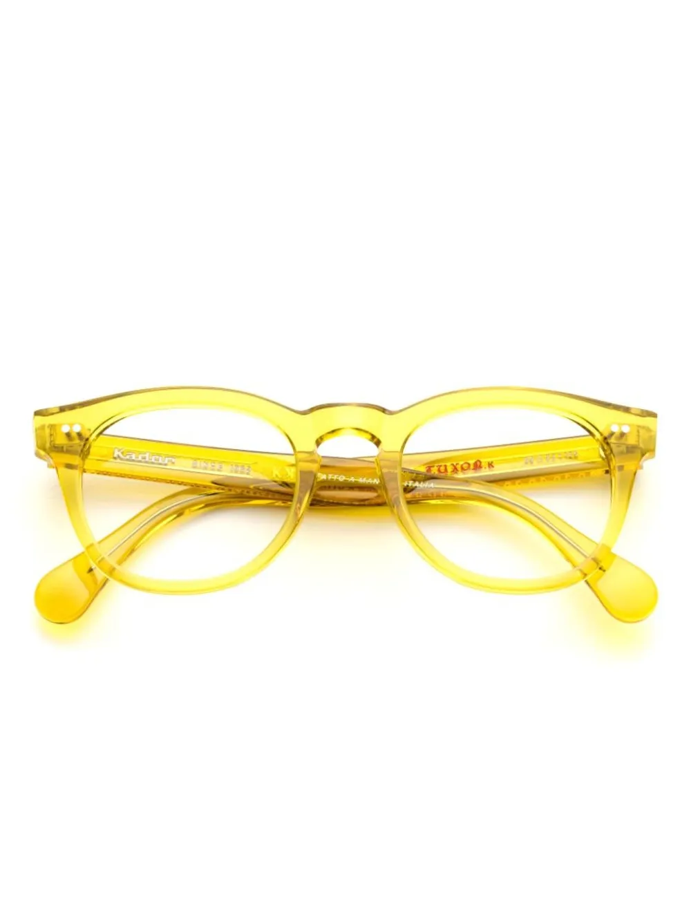 Kador Tuxonk round-frame glasses | Yellow | Image 1