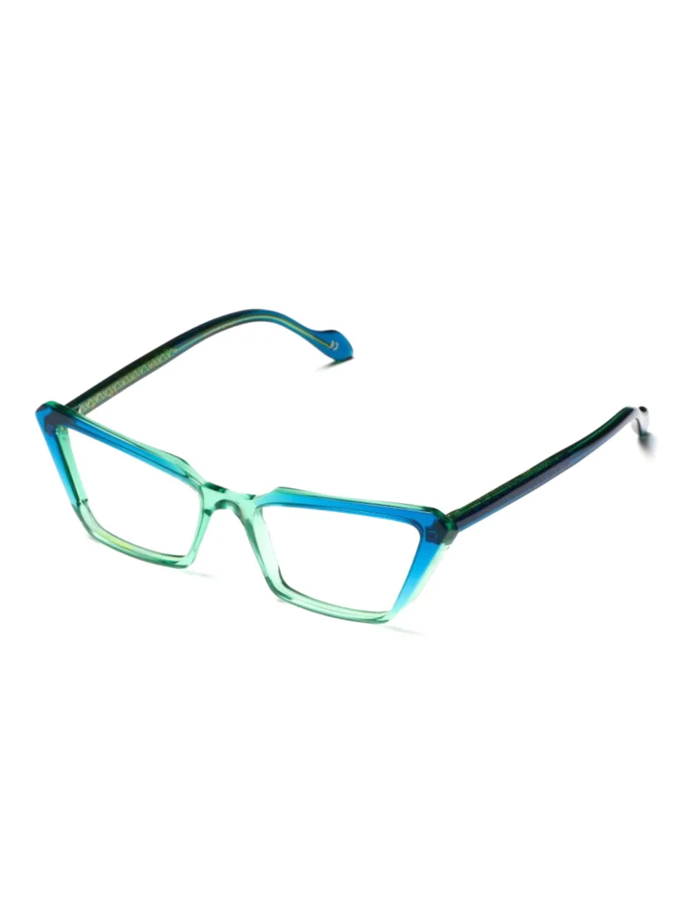 Kador butterfly-frame glasses - Blauw