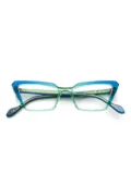 Kador butterfly-frame glasses - Blue