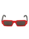 Kador Rock Star geometric-frame sunglasses - Red