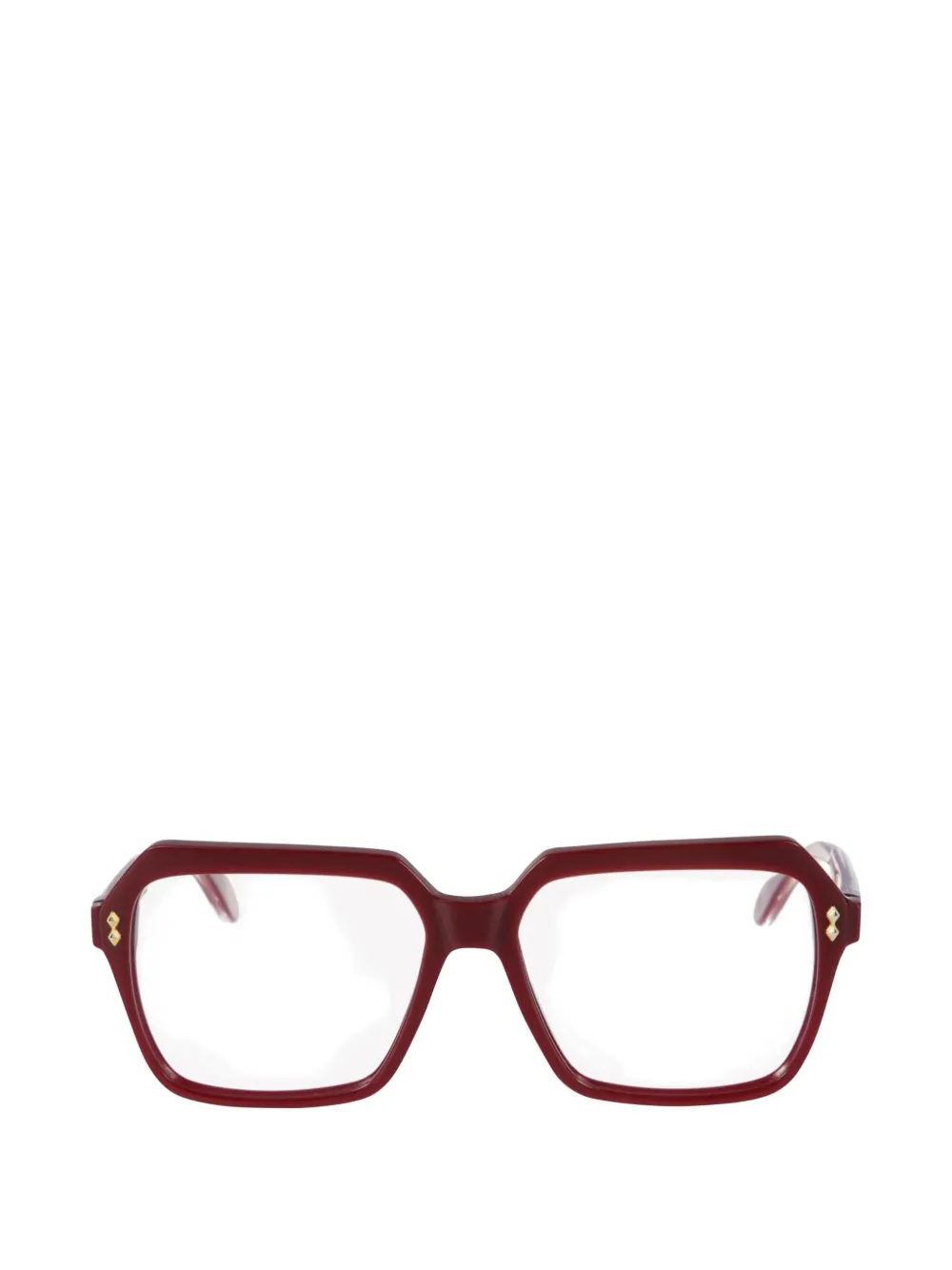 Kador Giada Glamour geometric glasses - Rosso