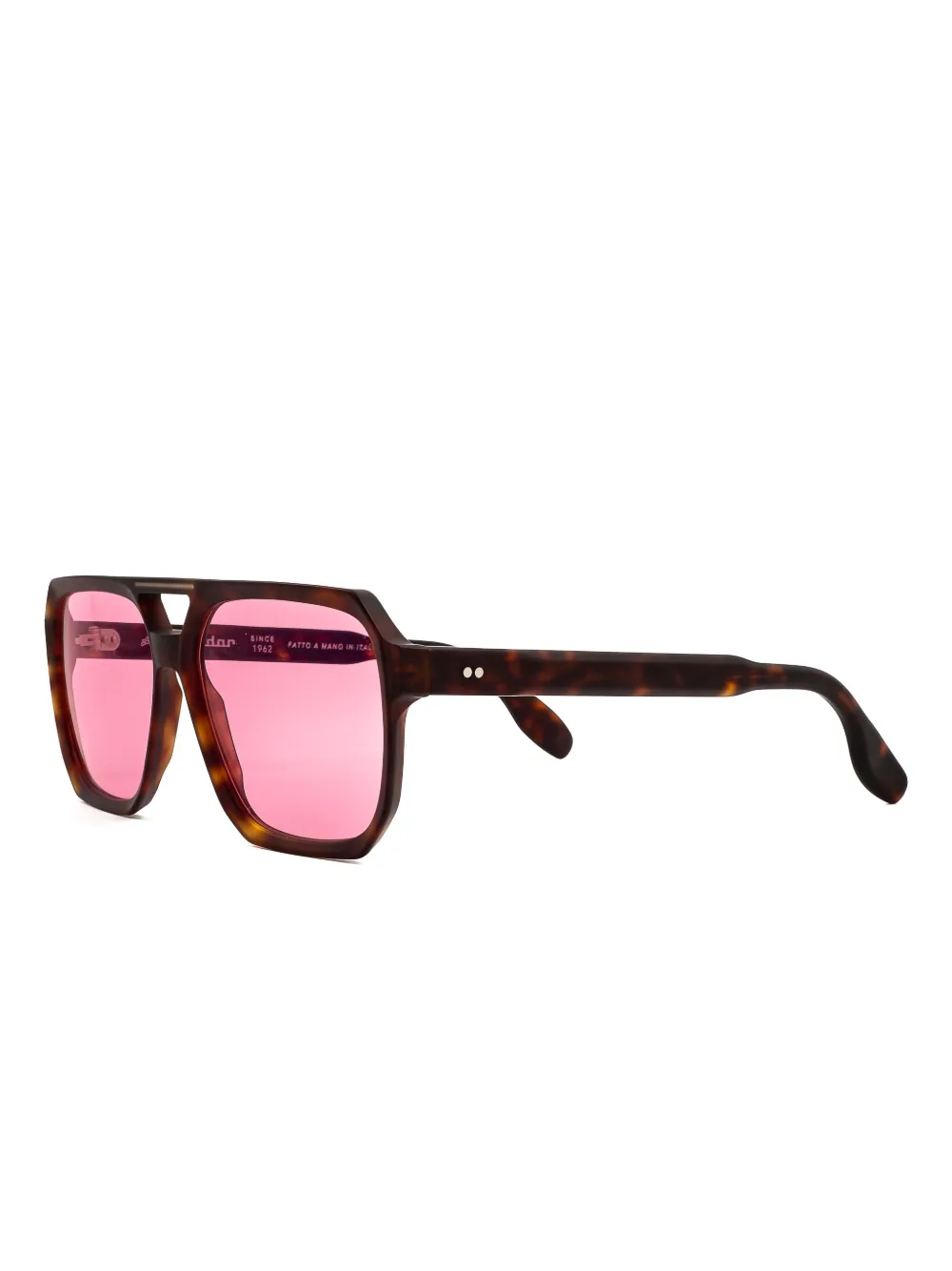 Kador BIG 4 geometric-frame glasses - Bruin