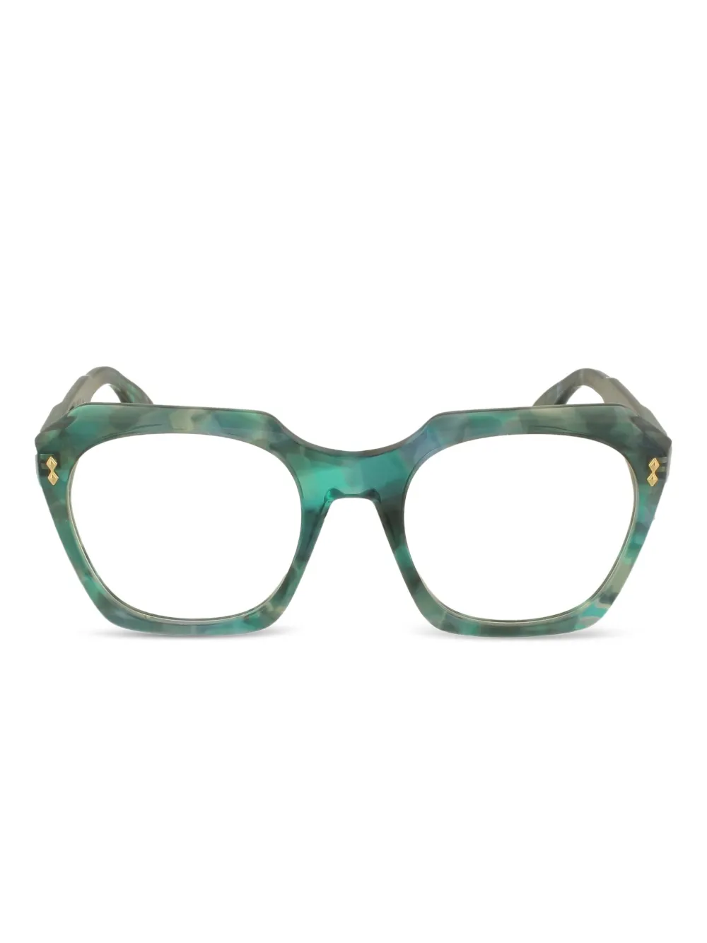 Kador lunettes de vue Gloria à monture géométrique | vert | Image 1