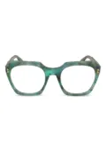 Kador Gloria geometric-frame glasses - Green
