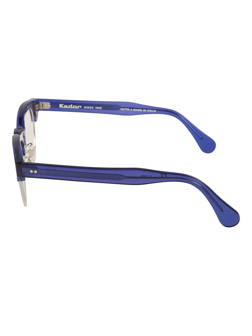 Kador Woody CM zonnebril met bruin montuur Blauw