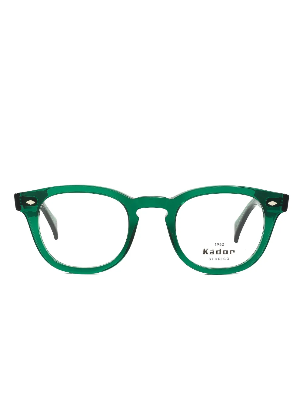 Kador Woody round-frame glasses - Verde