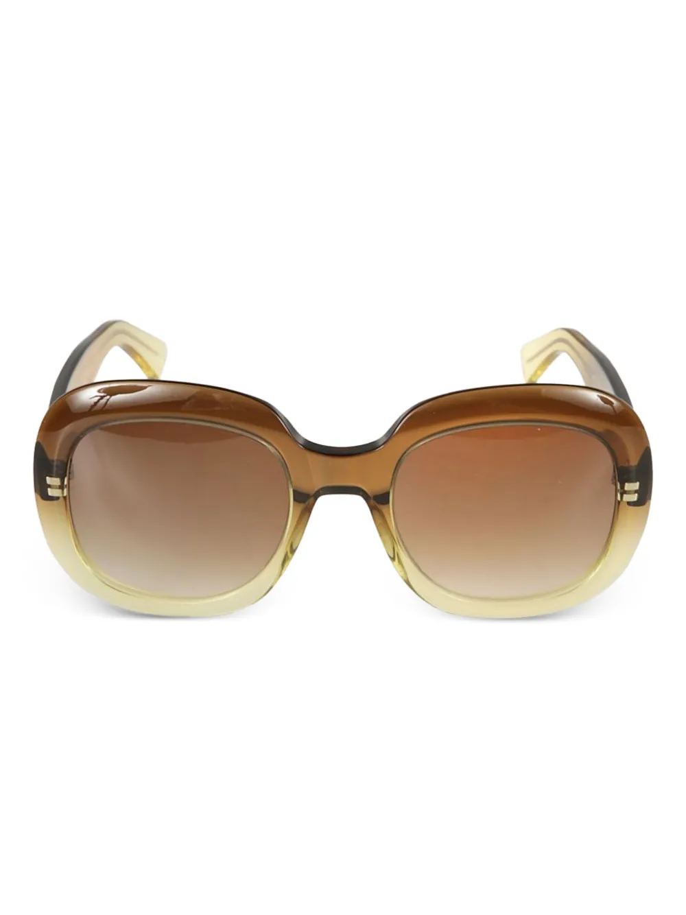 Kador Brigitte round-frame sunglasses | Brown | Image 1