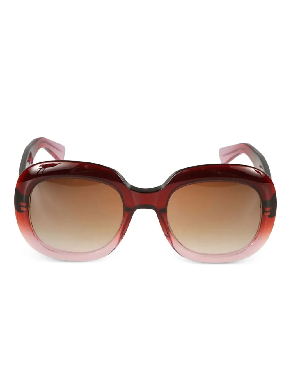 Kador Brigitte round-frame sunglasses | Red | Image 1