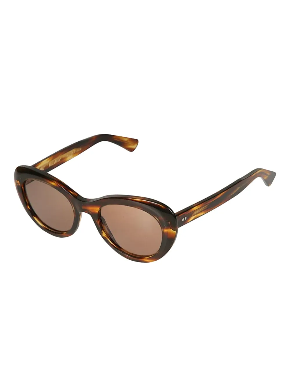 Kador Capri oval-frame sunglasses - Bruin