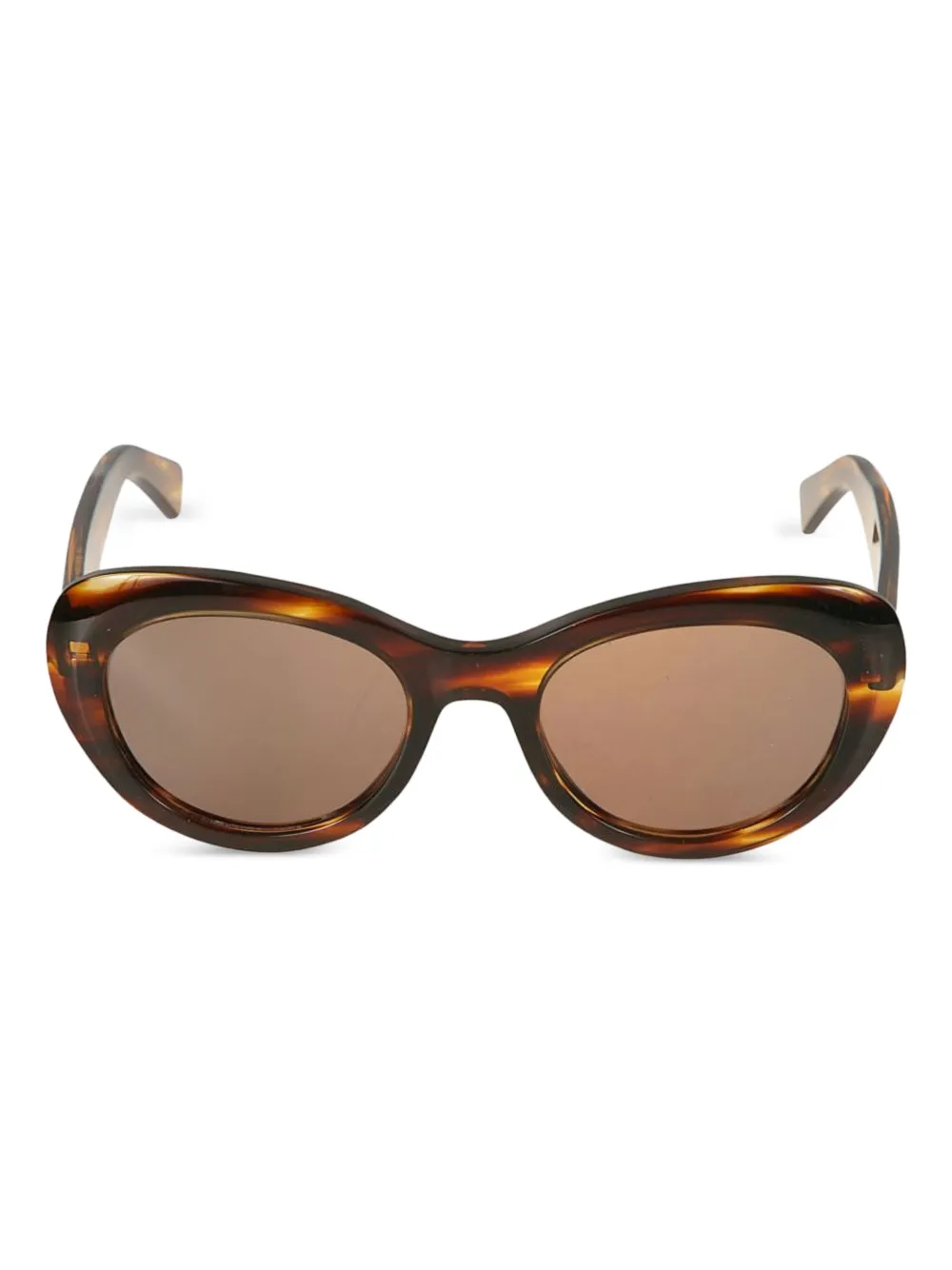 Kador Capri oval-frame sunglasses - Marrone