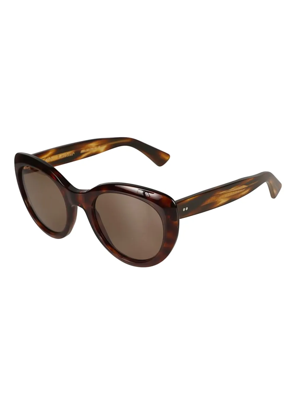 Kador Sophia tortoiseshell oval-frame sunglasses - Bruin